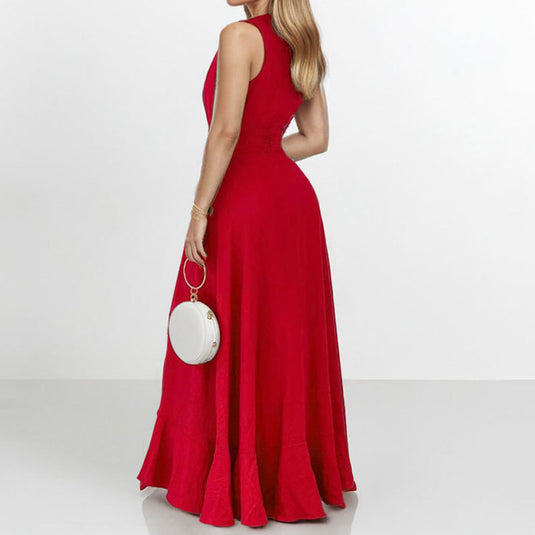 European And American Temperament Commute Design Sense Dress Women