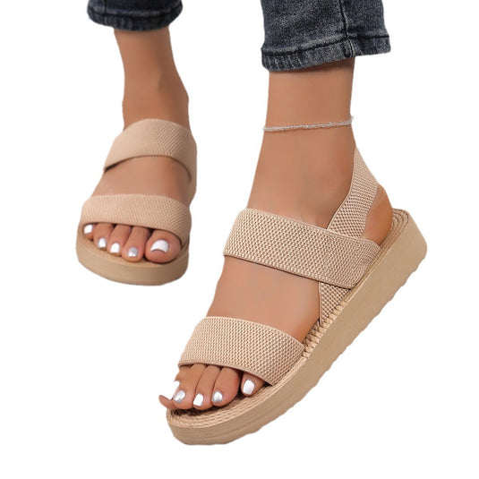 Women's Fashionable Flat Wedge Beach Sandals