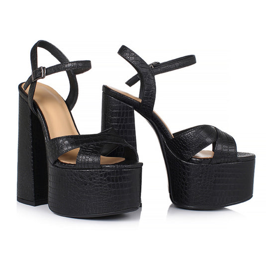 Women's Chunky Heel High Heel Platform Sandals