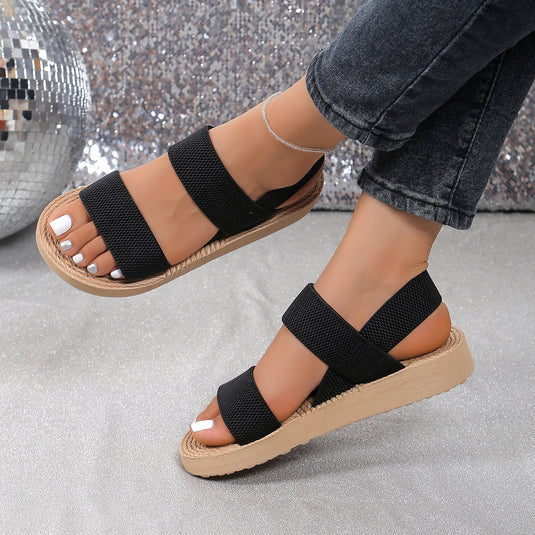 Women's Fashionable Flat Wedge Beach Sandals
